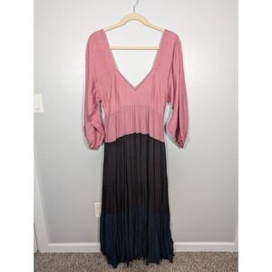chinese dress ladies Elisha Tiered High-Low Maxi Dress